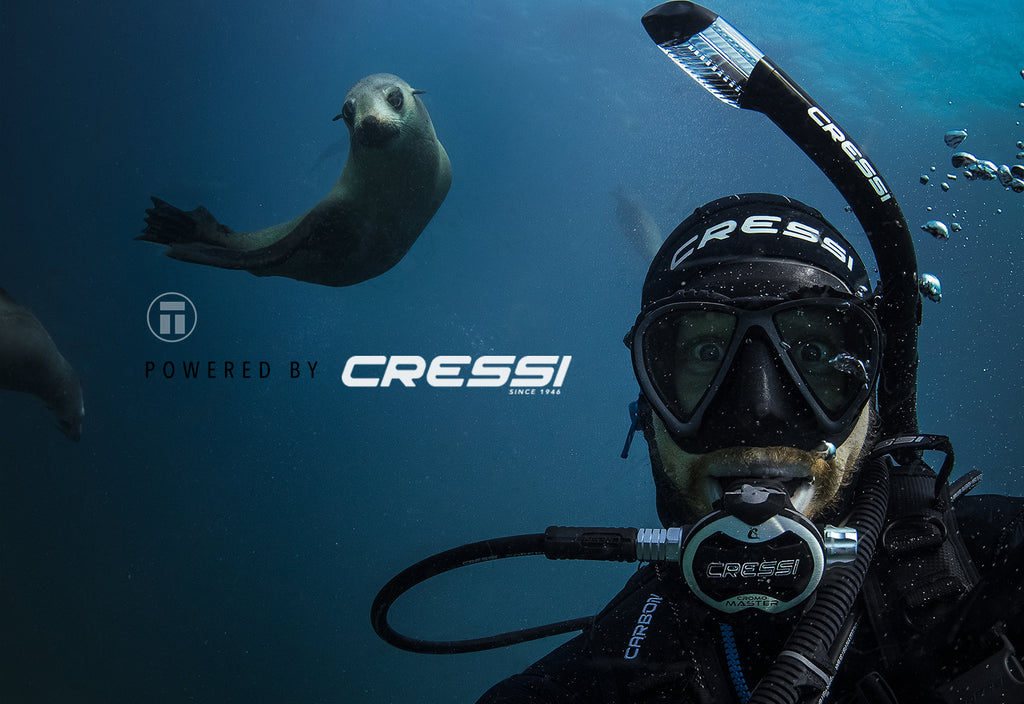 Scuba diving with Cressi and Thurston Photo