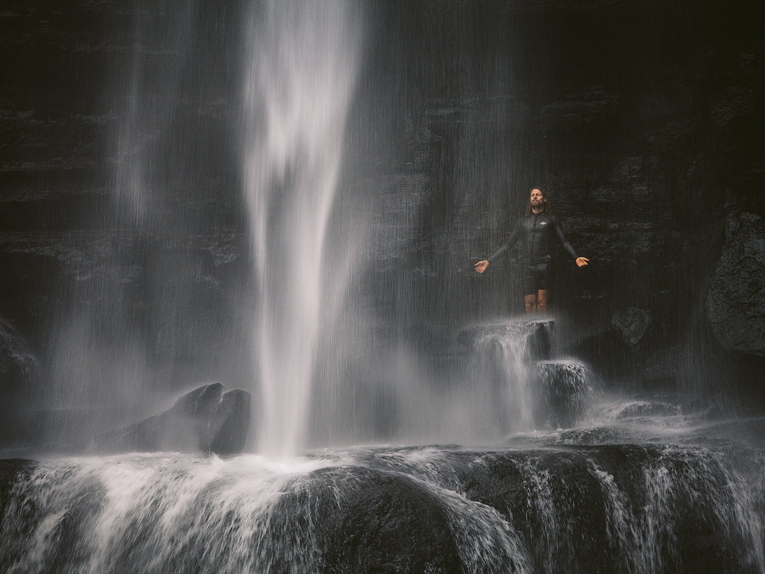 Water fall magic with Thurston Photo by Morgan Lee Alain