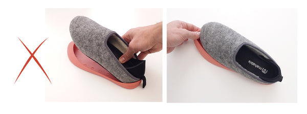 how to attach the slipper soles 