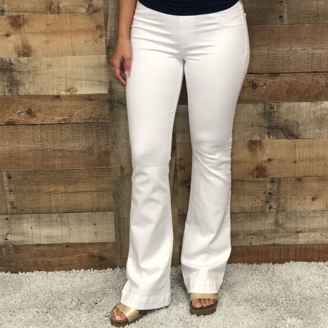 cello white flare jeggings