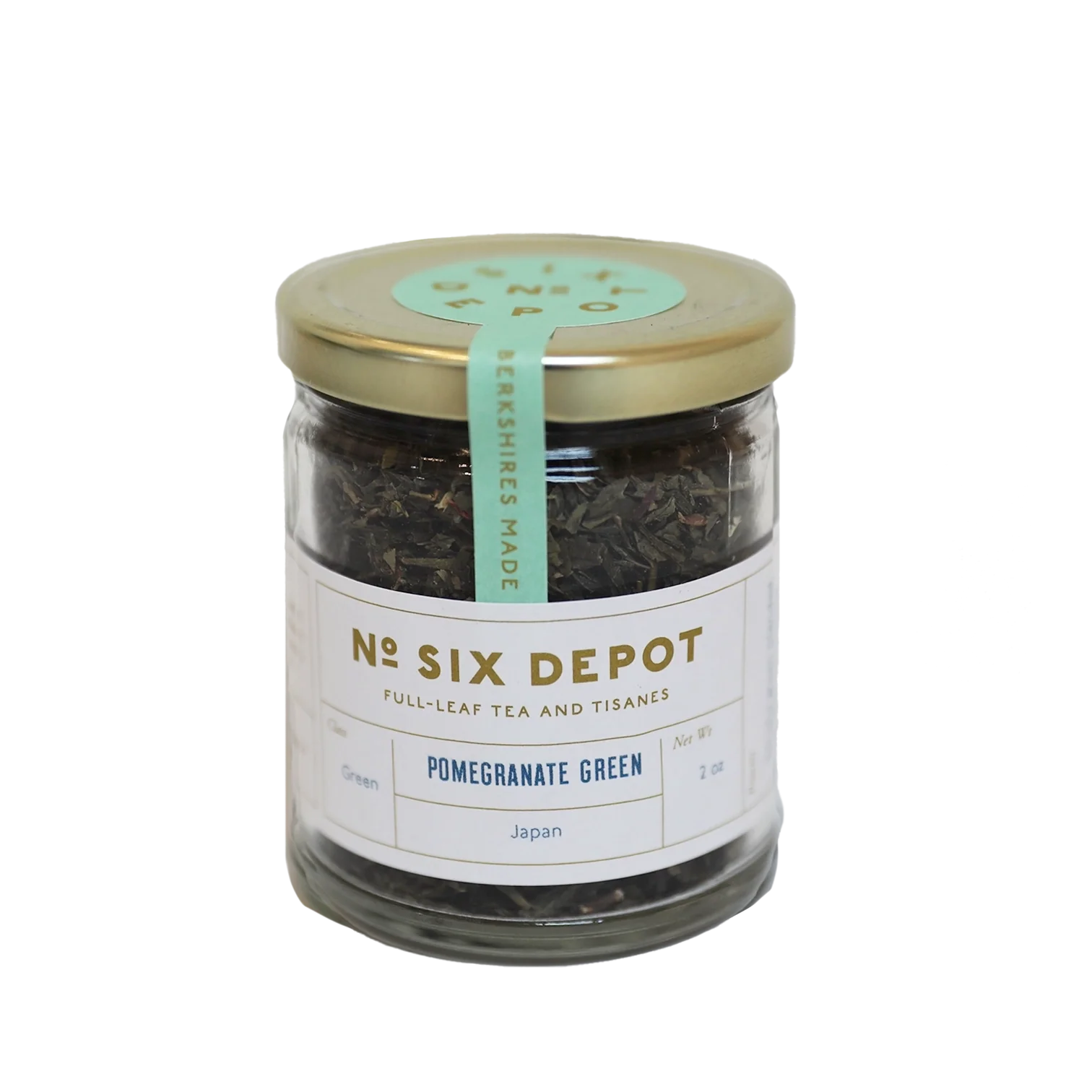 POMEGRANATE GREEN (glass jars)