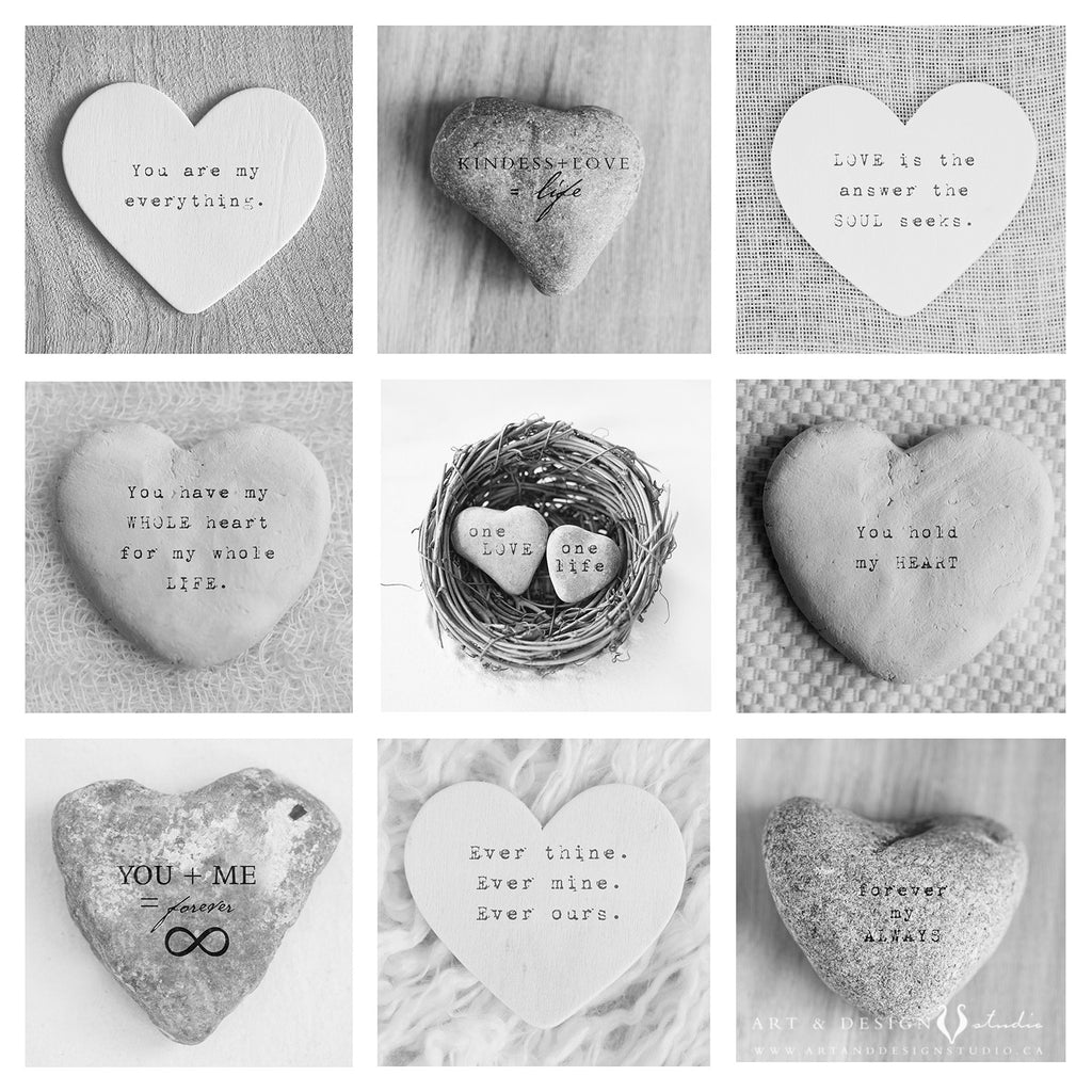 Love is | Romantic Love Quotes and Poems | Heart Shaped Rocks ...