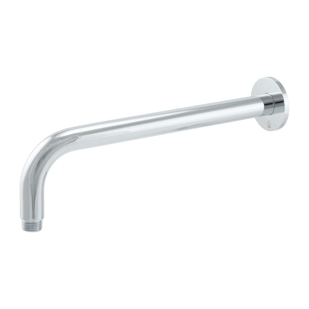 BAI 0195 Wall Mounted Handheld Shower Holder with Integrated Hose  Connection in Polished Chrome Finish