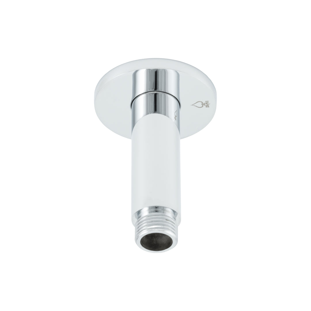 BAI 0195 Wall Mounted Handheld Shower Holder with Integrated Hose  Connection in Polished Chrome Finish