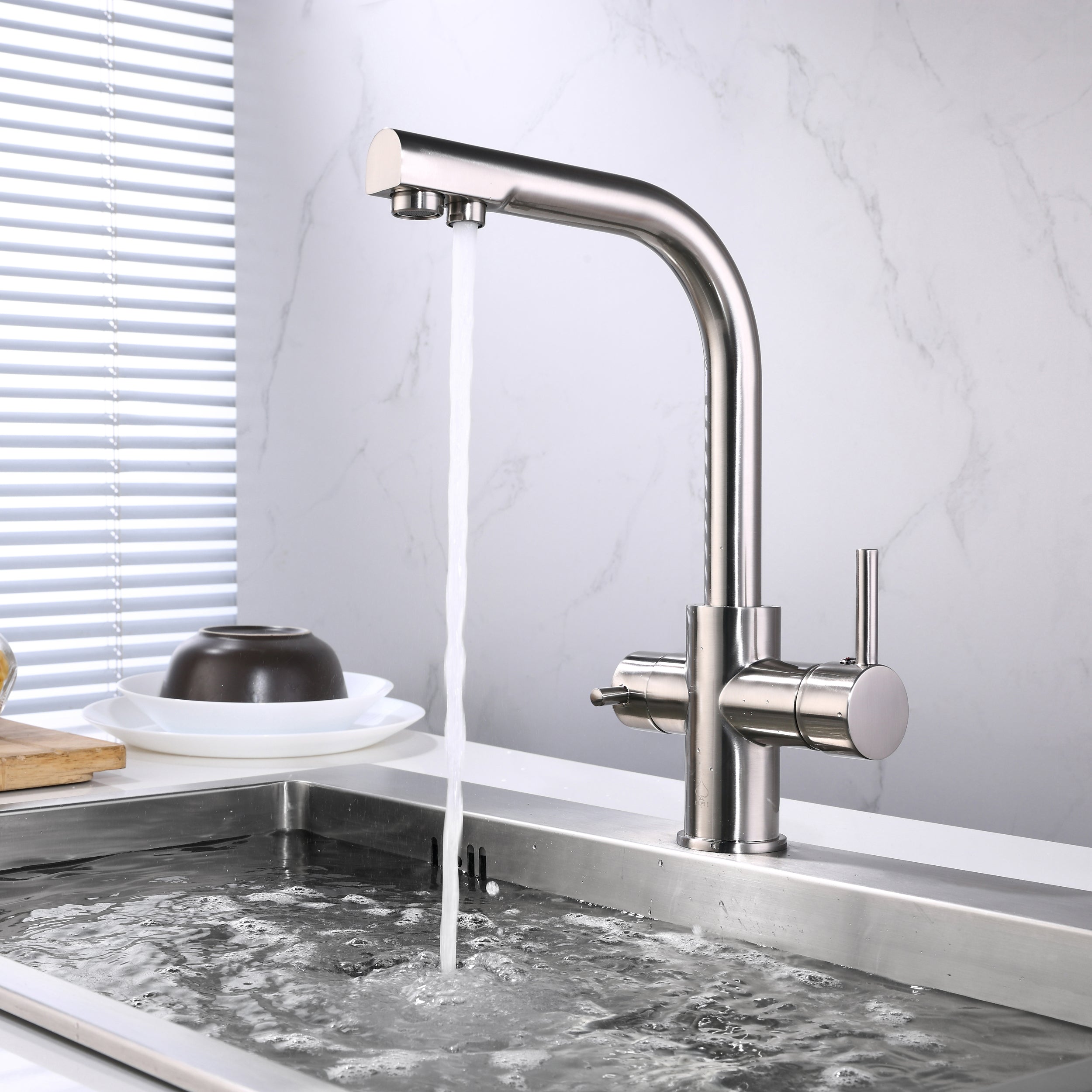 BAI 0664 Kitchen Faucet with Integrated Drinking Water ...