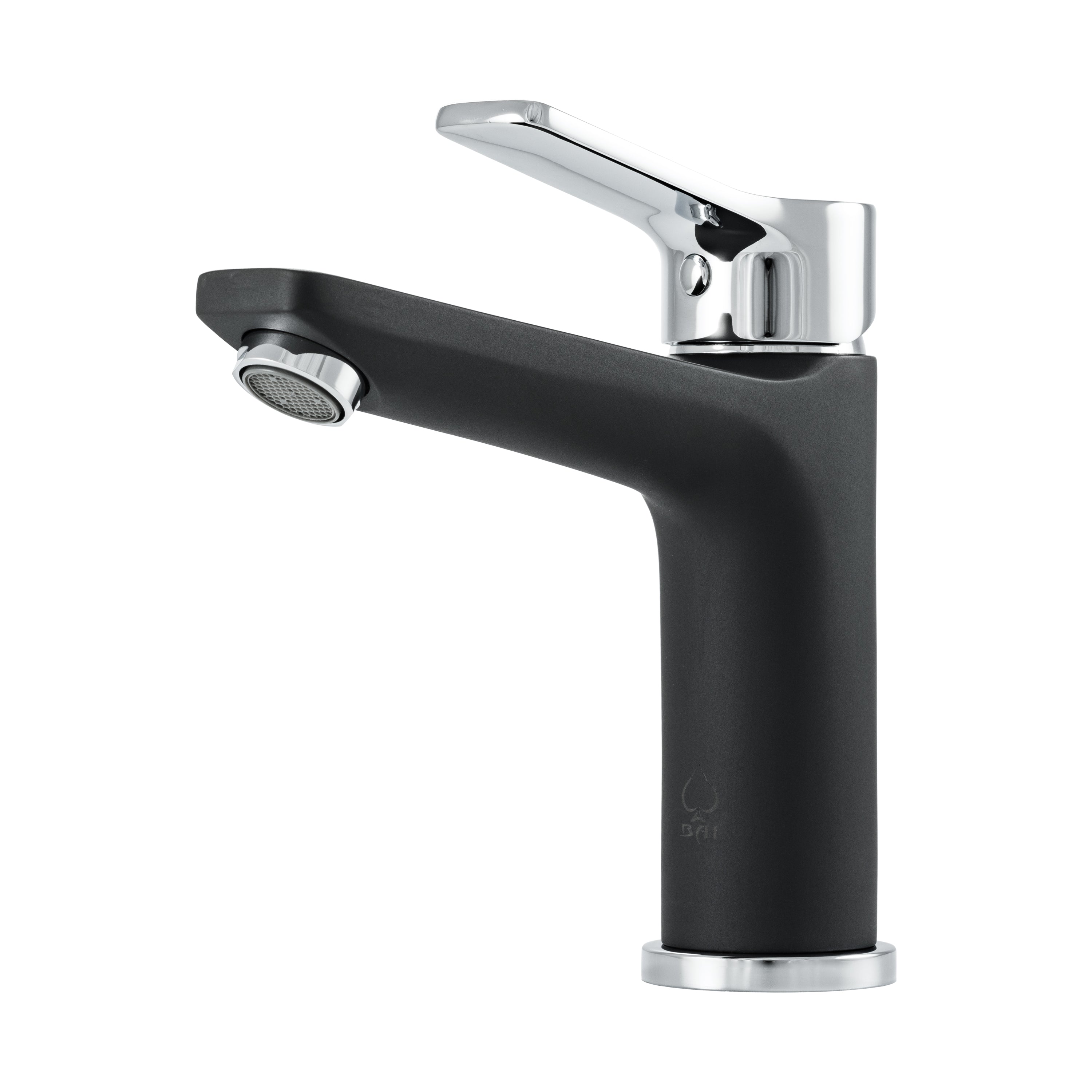 Bai 2604 Single Handle Contemporary Bathroom Faucet In Black And