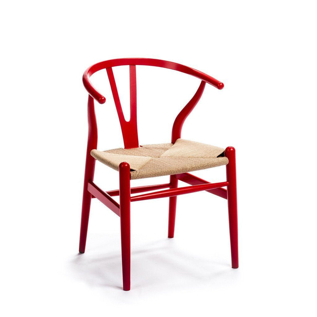 Modern White Wishbone Chair Canada with Simple Decor
