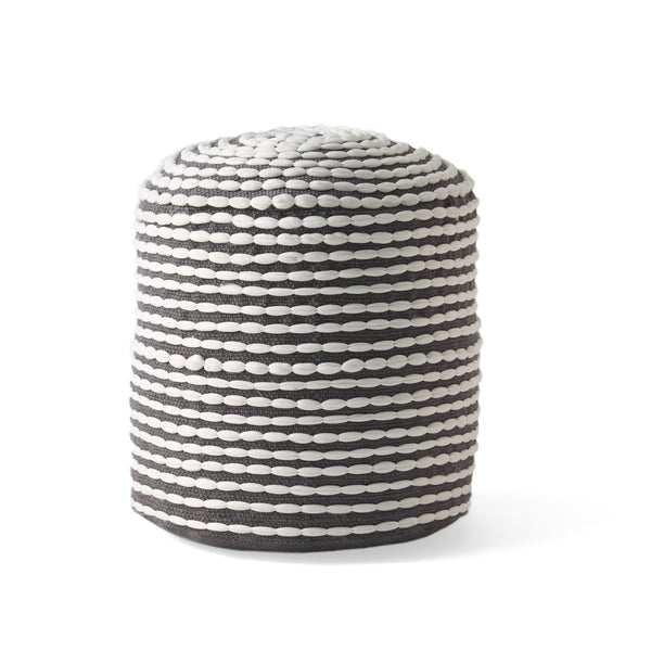 POUF LUCILLA GRIGIO - Ø35a - 40h