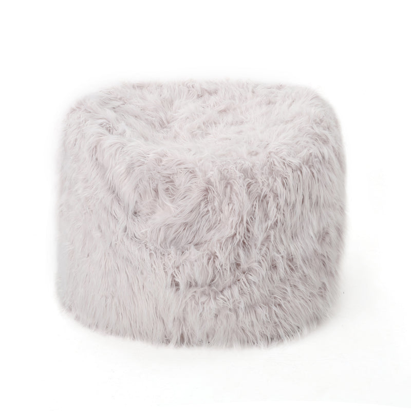 white company bean bag