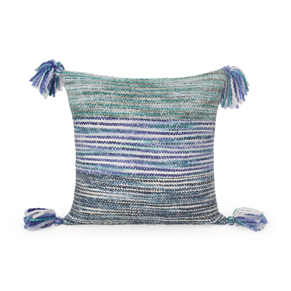 Linda Boho Yarn and Cotton Throw Pillow – LePouf