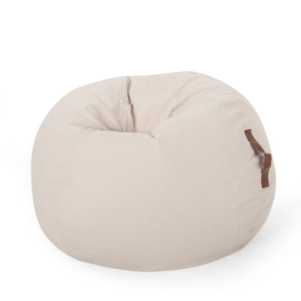 Ehlen Modern Velveteen Bean Bag Chair with Armrests – LePouf