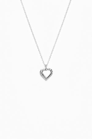 Monterey Heart Sterling Necklace - Silver Spoon Jewelry