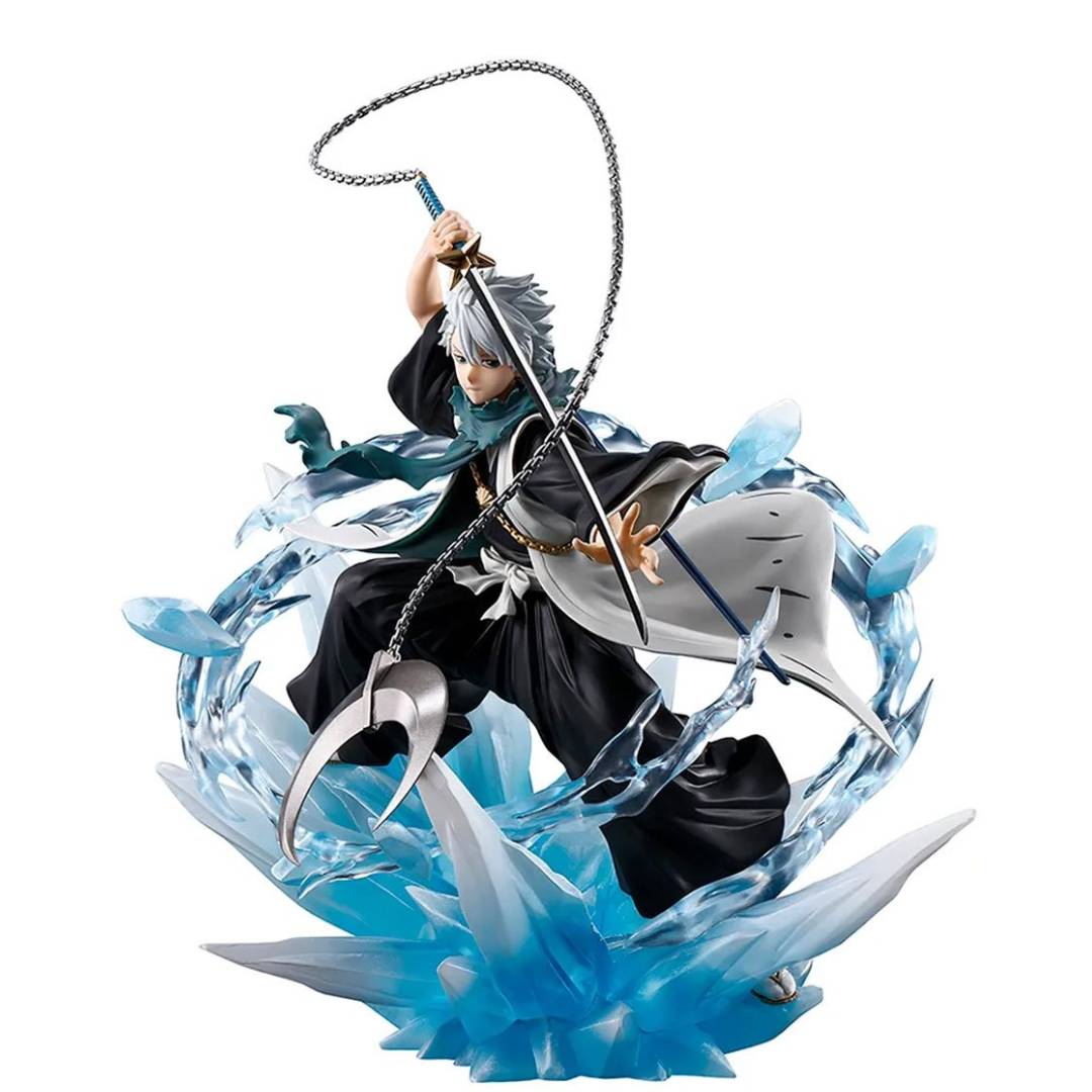 Bleach Anime Toshiro Hitsugaya Action Figure Statue Model Toy 32 CM Tall LED