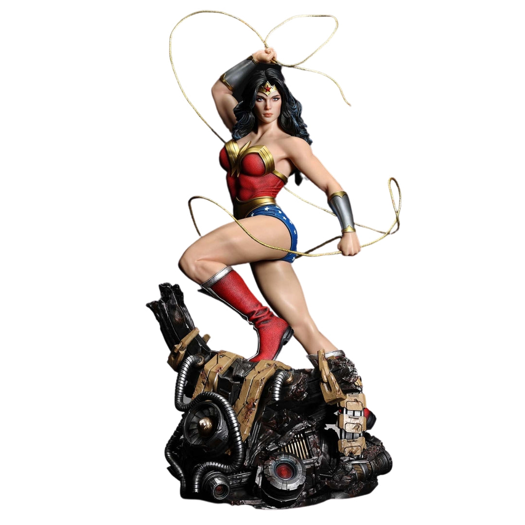 Cableguys Figurine Gaming DC Comics Wonder Woman - Accessoire support pour  manette ou smartphone - Câble USB inclus - 20 cm