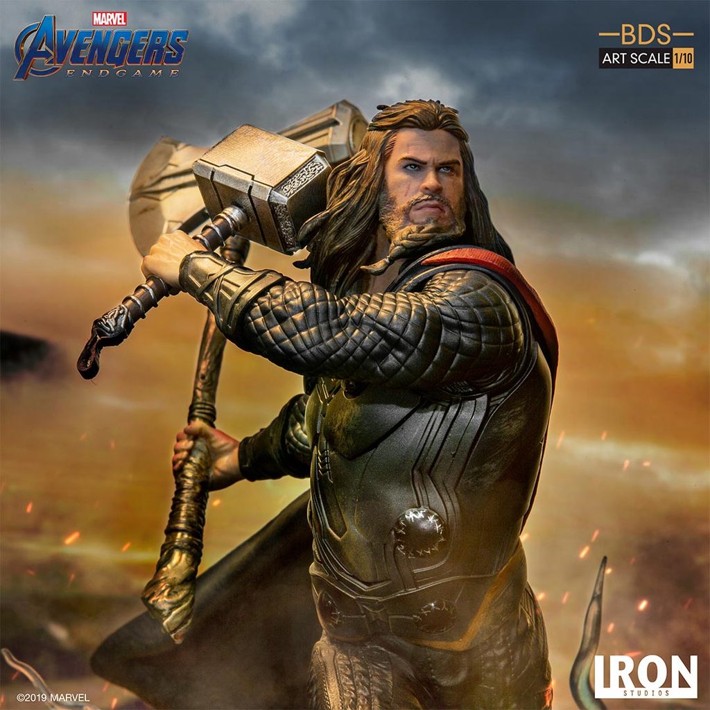 Endgame Thor 110th Scale Statue By Iron Studios Shop Now