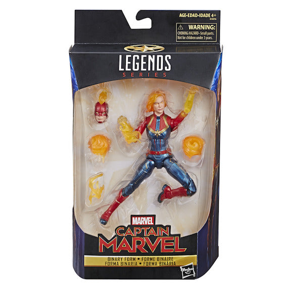 marvel legends captain marvel series