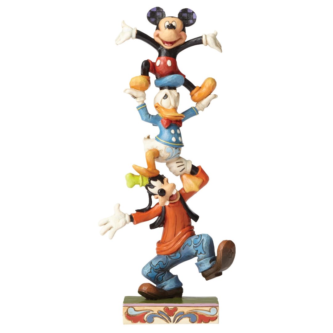  Enesco Disney Traditions by Jim Shore The Fab Five Decorating  The Christmas Tree Lit Figurine, 8.26 Inch, Multicolor : Home & Kitchen