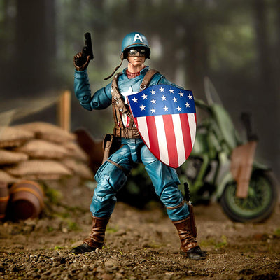 marvel legends ww2 captain america motorcycle