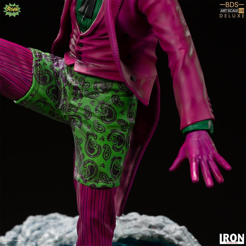 Batman 1966 TV Series Joker 1:10th Scale Statue by Iron Studios Now ...
