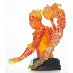 Marvel Comic Human Torch 1:6 Scale Resin Mini-Bust by Diamond Select Toys -Diamond Select toys - India - www.superherotoystore.com
