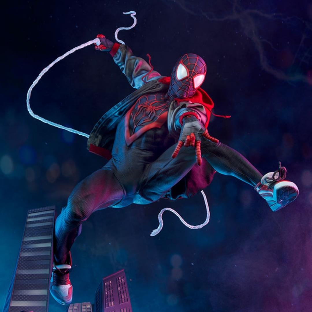 Spiderman Miles Morales Premium Format Figure by Sideshow Collectibles