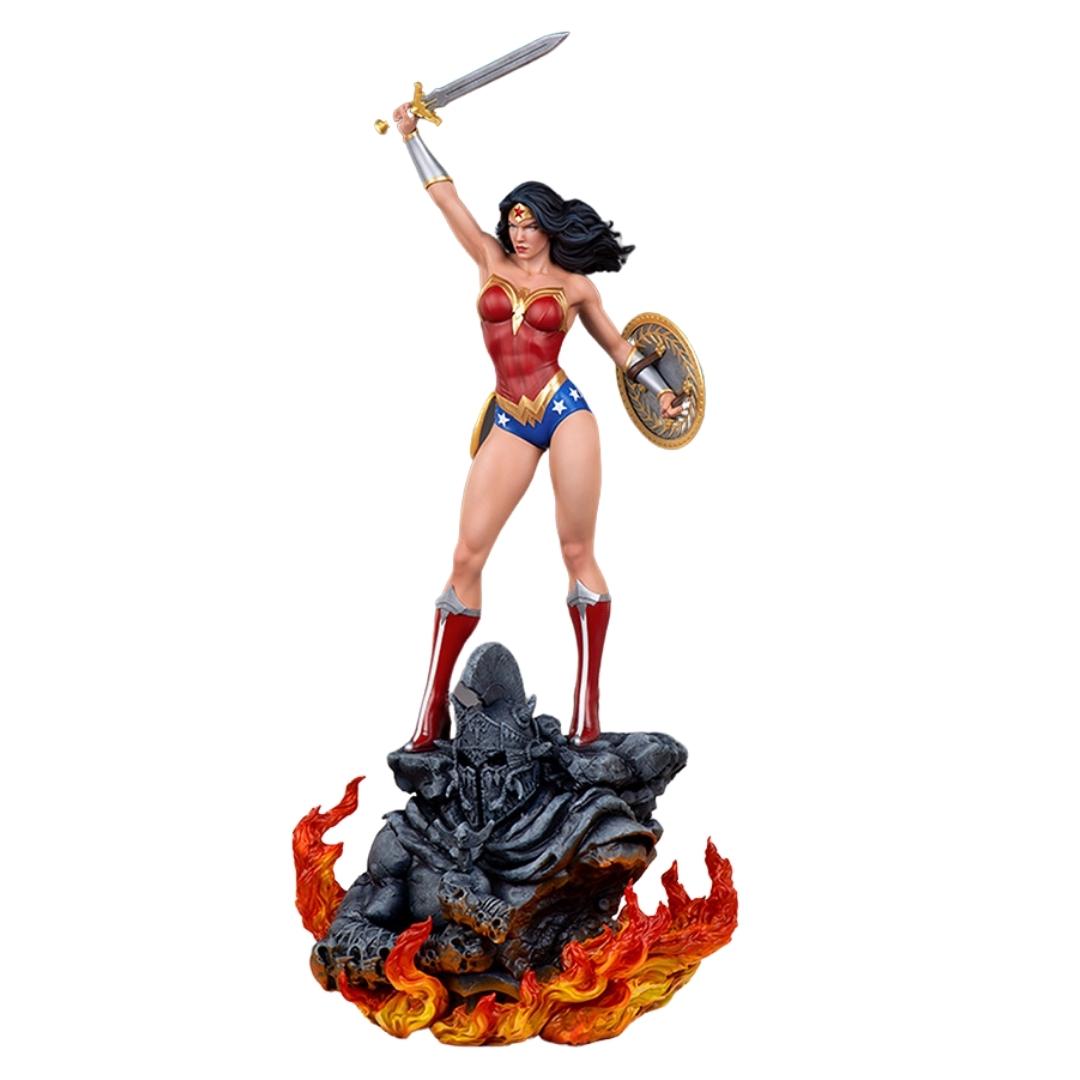 Cableguys Figurine Gaming DC Comics Wonder Woman - Accessoire support pour  manette ou smartphone - Câble USB inclus - 20 cm