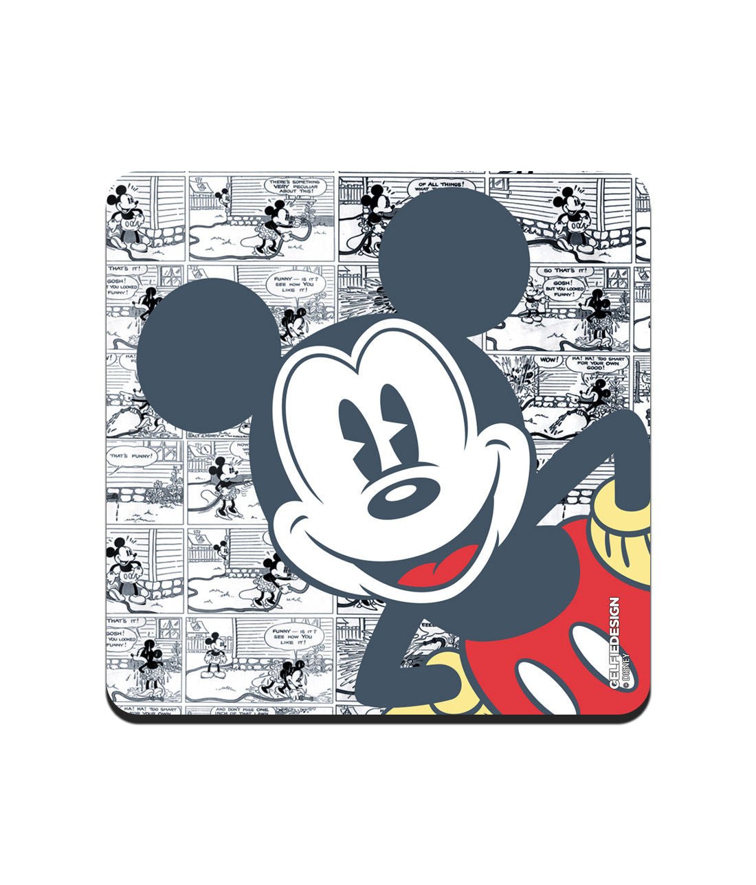 Disney Mickey Minnie Silicone Coaster 22x22cm Insulation Pad