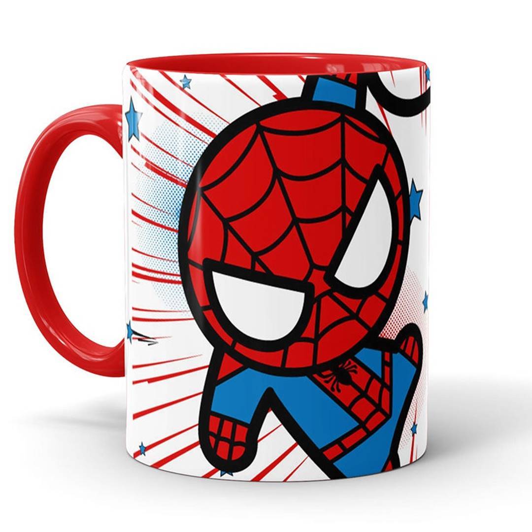 Spiderman Comic Kawaii - Coffee Mug