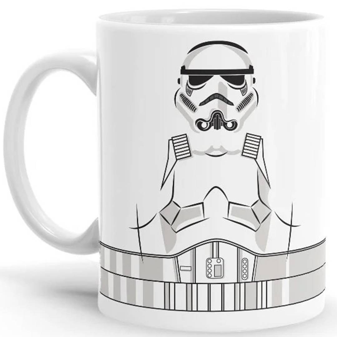 STORMTROOPER MUG • Star Wars Disney 20 oz Coffee Mug Lucasfilm Kohls White  2016