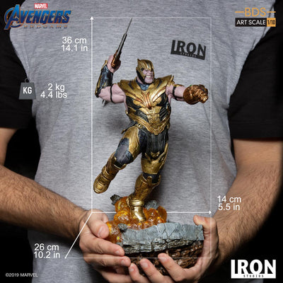 action figure thanos iron studios