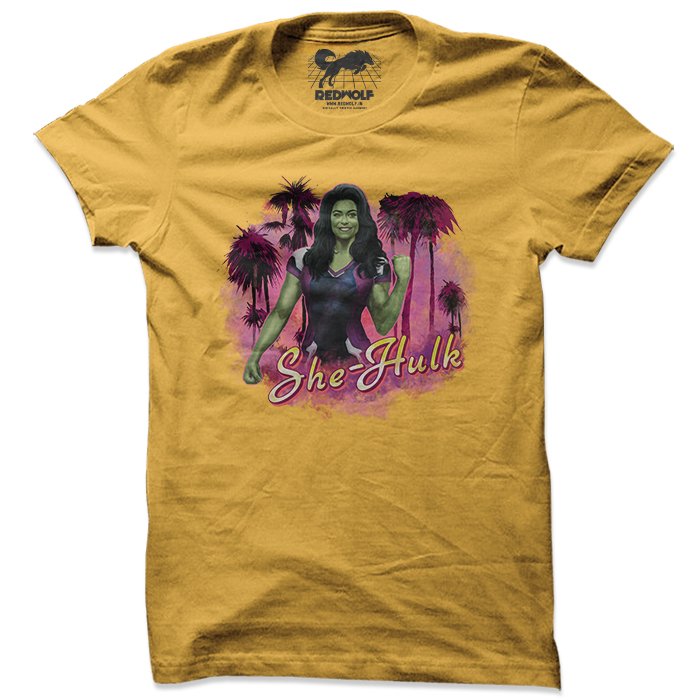 Marvel She-Hulk Attorney At Law Tropical Beach Flex T-Shirt t-shirt