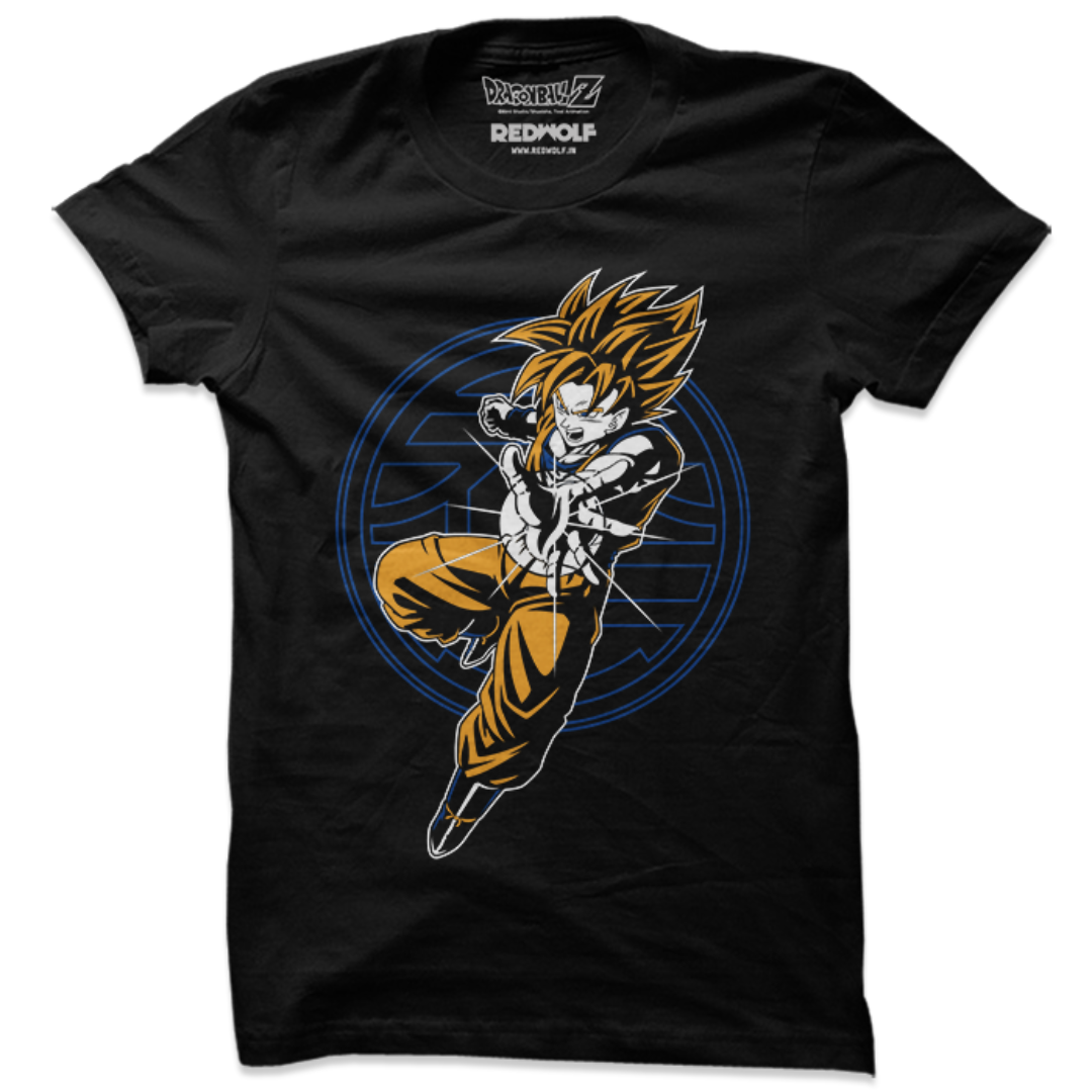 Goku Super Saiyan Logo by DNT Prints