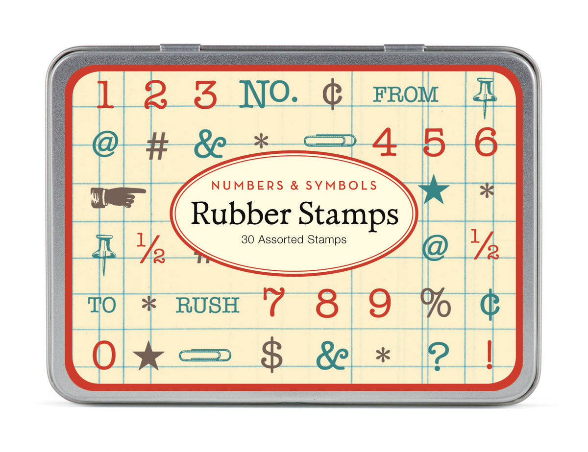 Small rubber stamp sets.