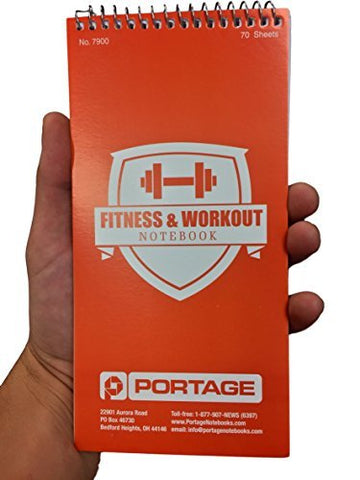 Portage Fitness and Workout Notebook