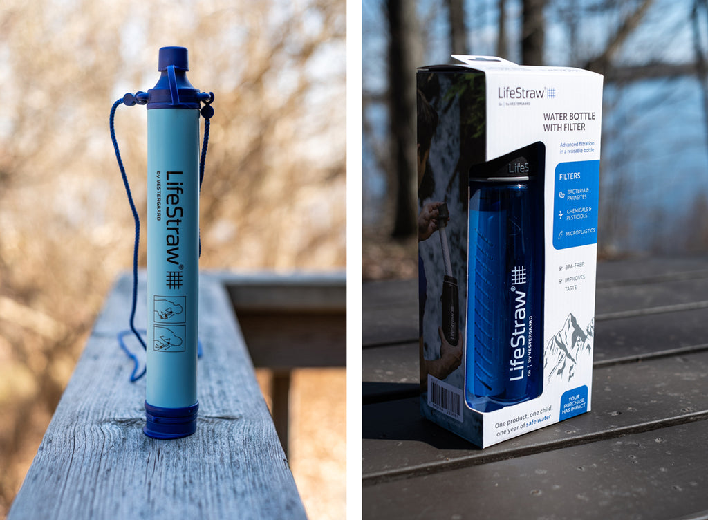 LifeStraw Personal Portable Water Filter - Bottle (22oz)