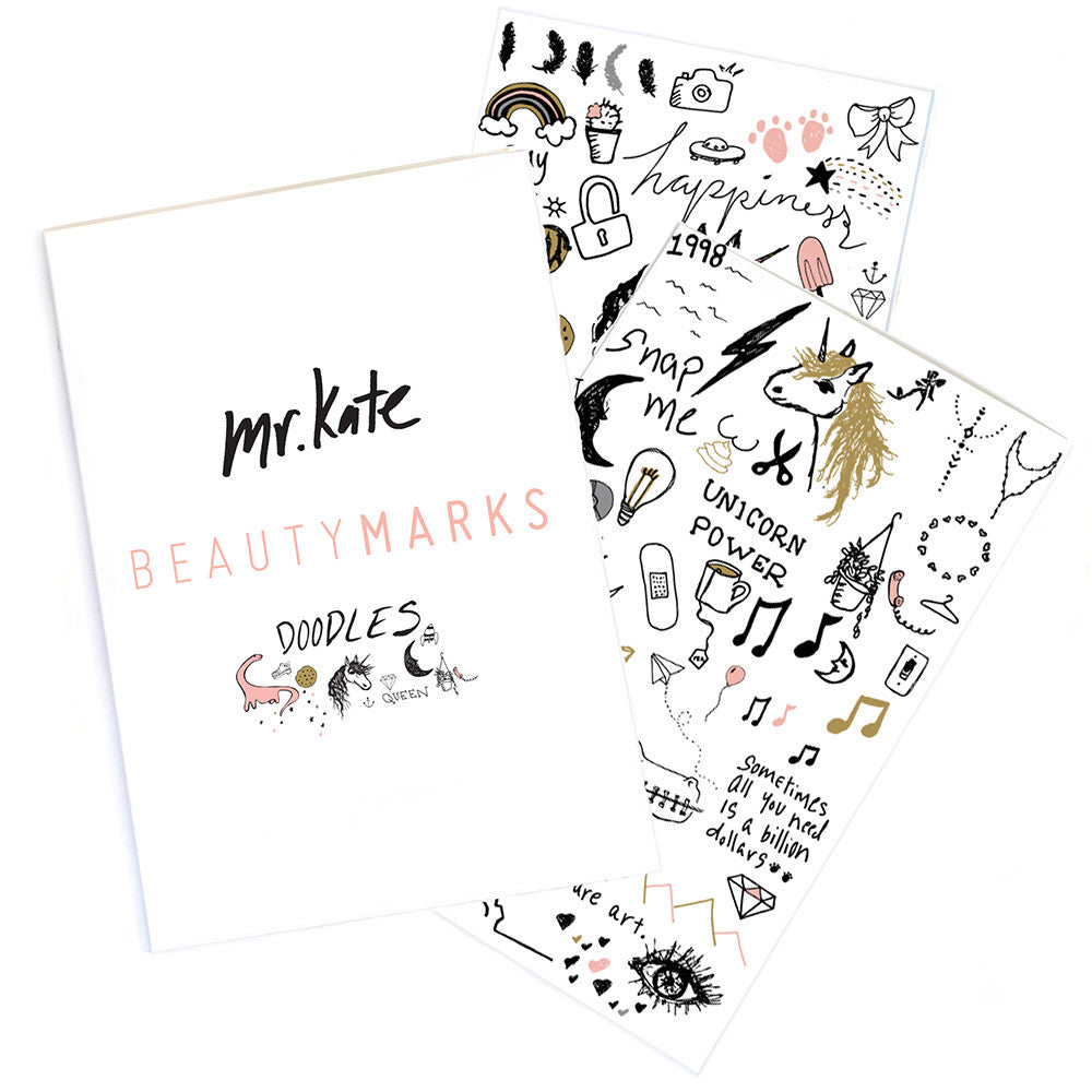 BEAUTYMARKS THE NEW MAKEUP DOODLES Mr Kate
