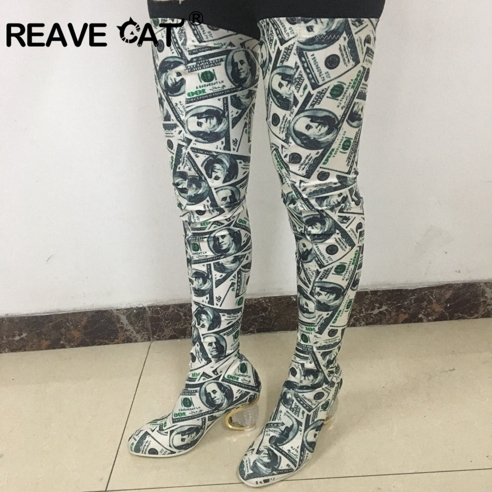 REAVE CAT Shoes woman Over the knee 