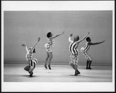 Scene from "Scenario" part of the Merce Cunningham Dance Company production "Cunningham Merce Forward & Reverse" during BAM Next Wave Festival, 1997