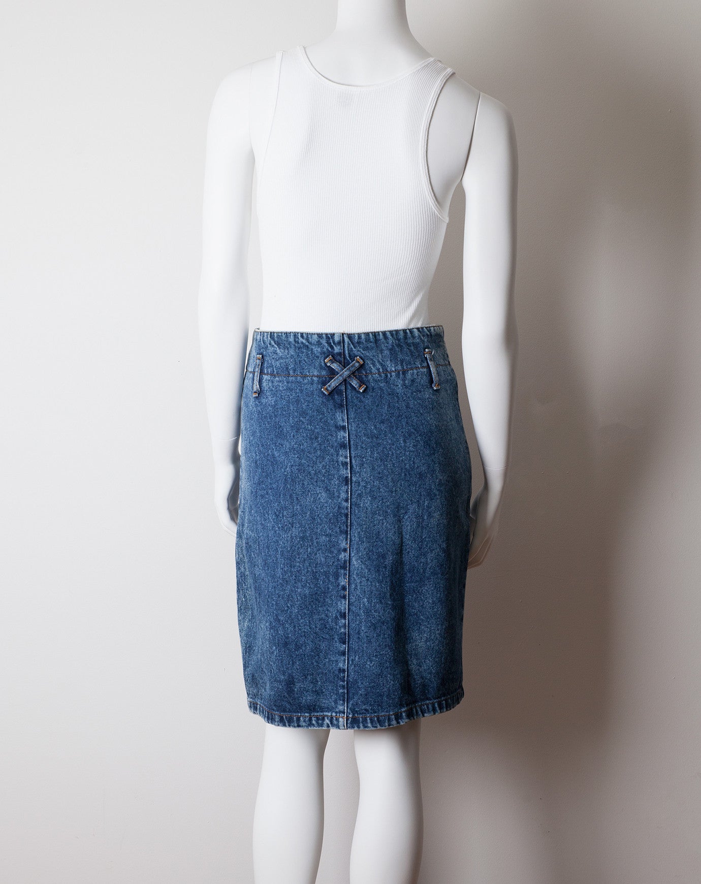 Denim Skirt | Vintage Clothing | Covet + Lou