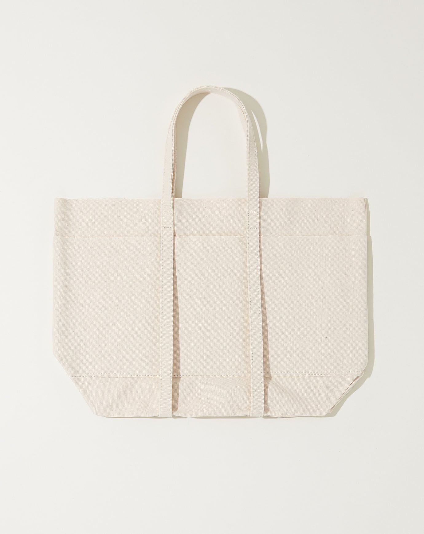 Amiacalva Washed Canvas 6 Pocket Tote in White