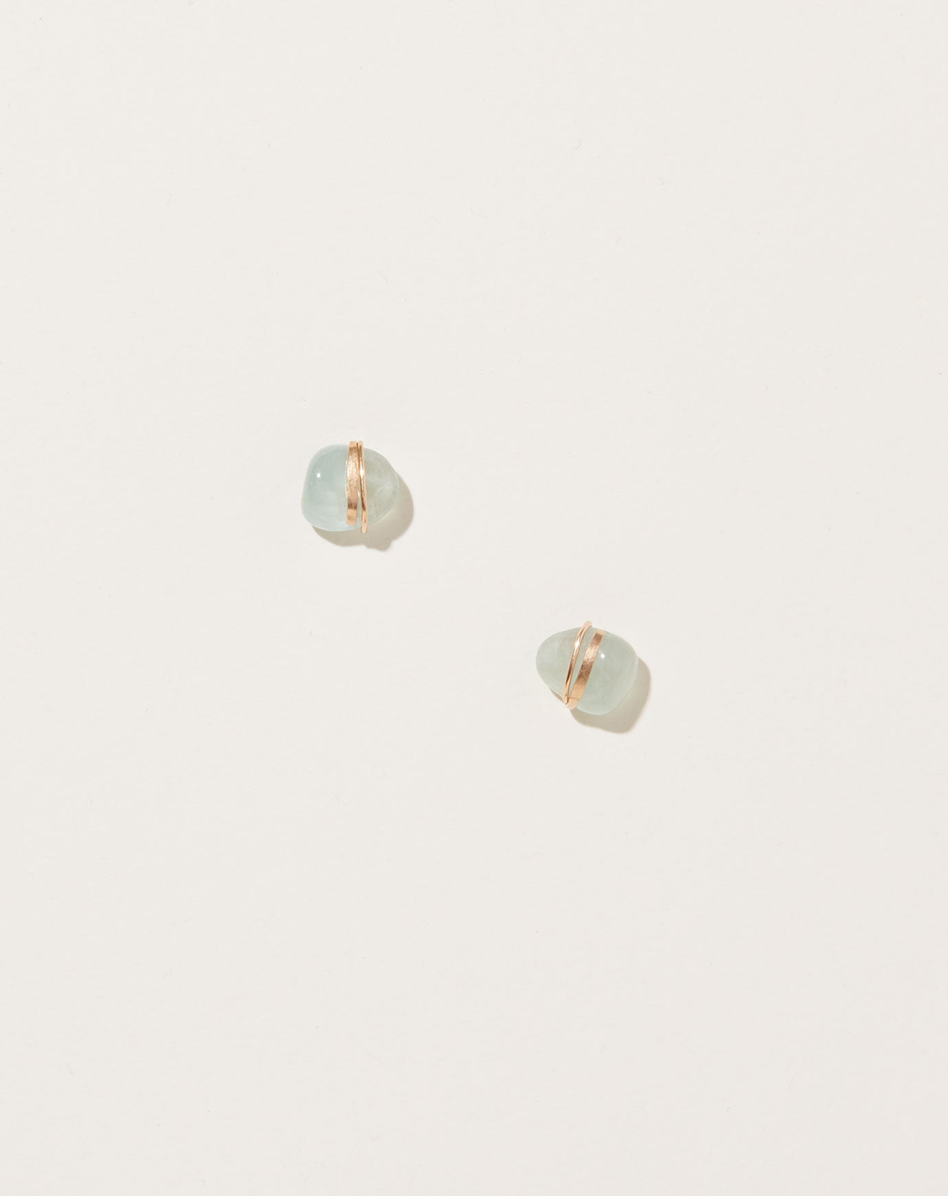 Aquamarine Studs