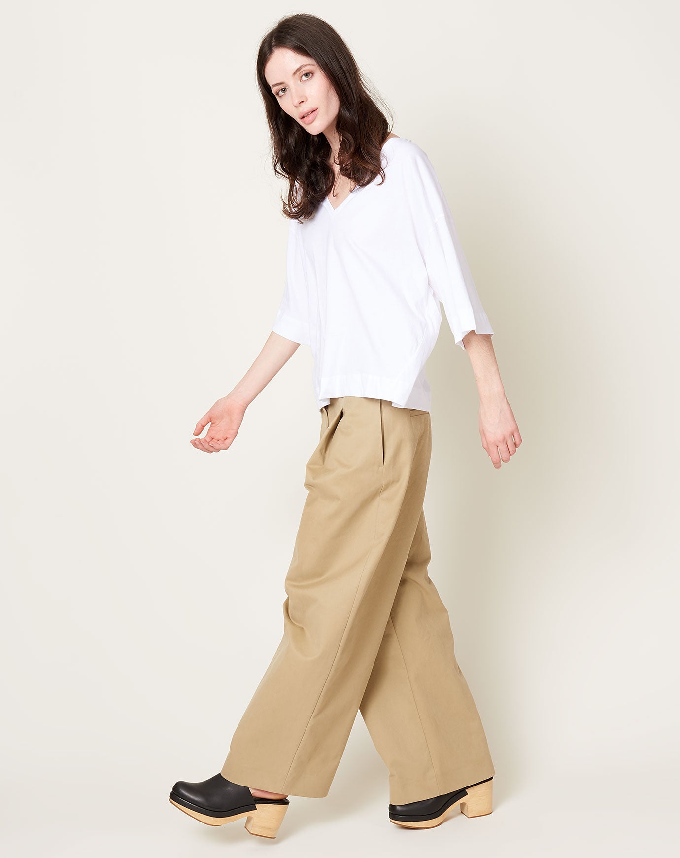 Dordoni Pants in Tan | Studio Nicholson | Covet + Lou