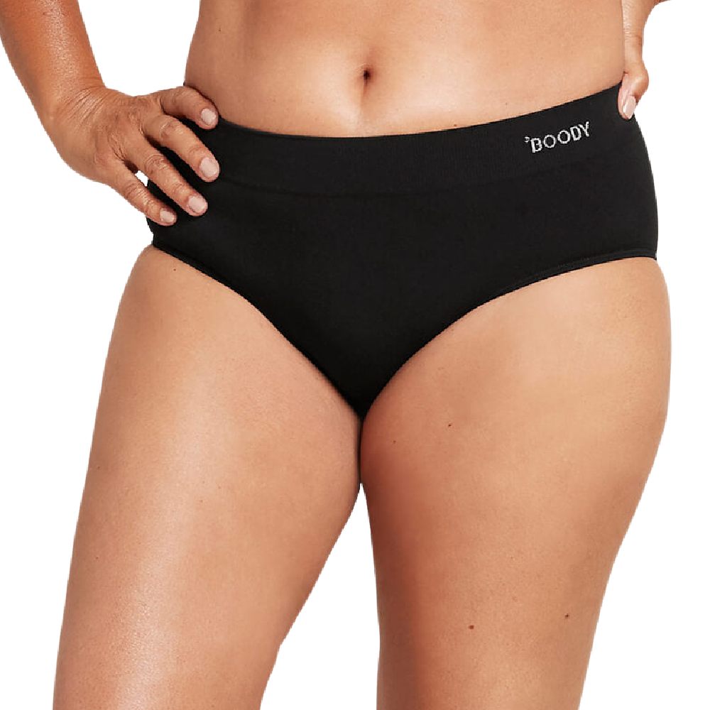 Bamboo Waist Briefs - 2 Pieces - Women - Black - Boody - Koning Bamboe