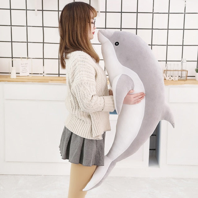 huge dolphin stuffed animal