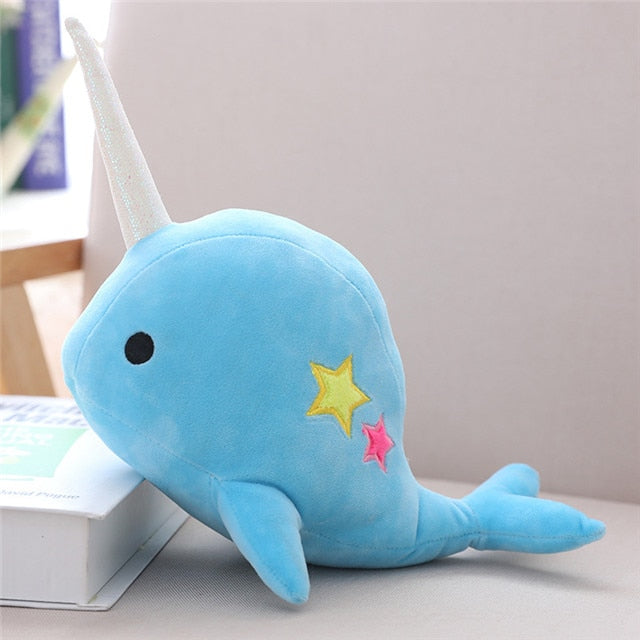 kawaii narwhal plush