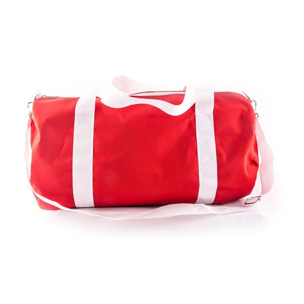 red duffle bag