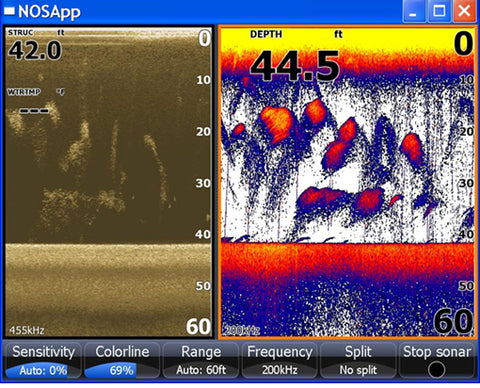 What do Bait Fish Look Like on a Fish Finder a.k.a. Bait Balls