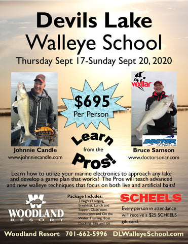 Devils Lake Walleye School