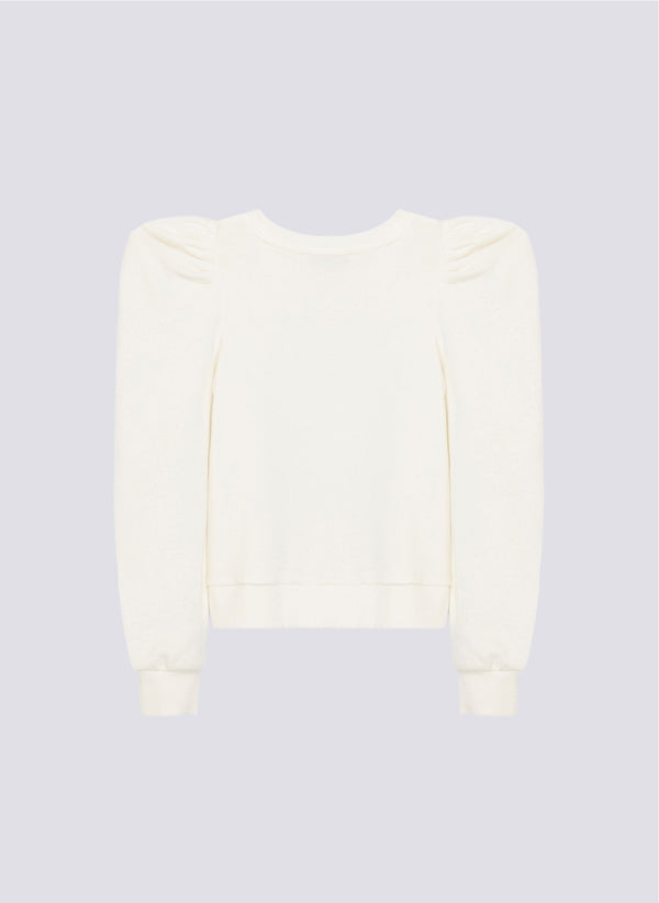 Habitual Kids Puff Sleeve Knit Top