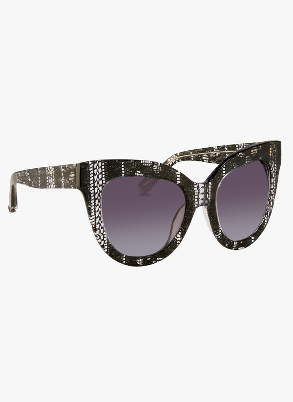 Linda Farrow X Erdem Black Lace Sunglasses